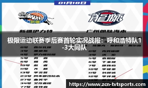 极限运动联赛季后赛首轮实况战报：呼和浩特队1-3大同队